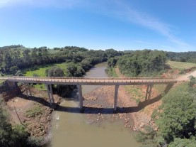 Ponte entre Sul Brasil e Jardinópolis - SC